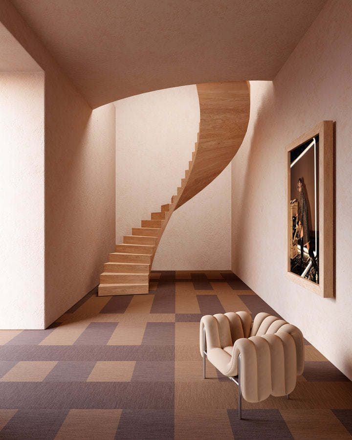 Bolon Textilplatta - Emerge 50 x 50 cm