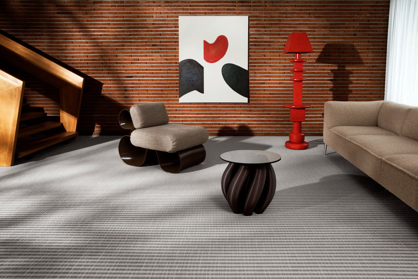 Bolon Textilplatta - Graphic 50x50 cm