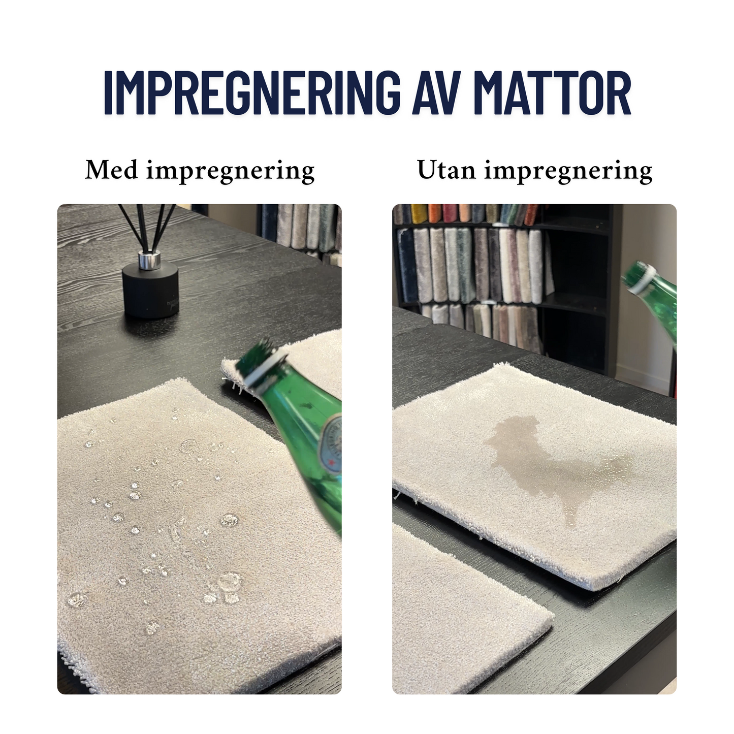 Impregnering av mattor