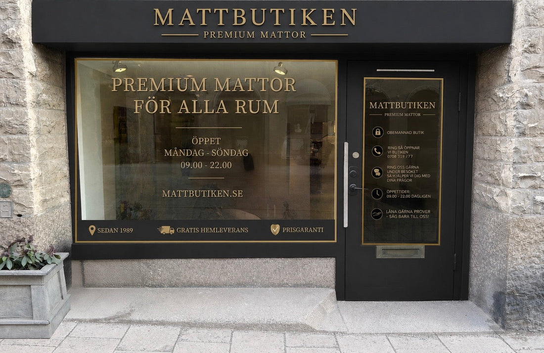 Mattbutiken Stockholm – måttbeställda mattor för alla hem, rum och livsstilar