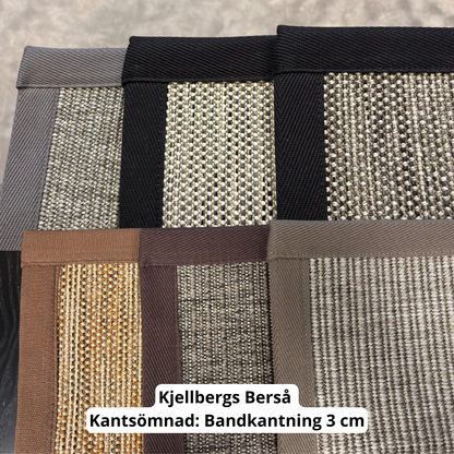 Bandkantning av mattor 3-5 cm visning