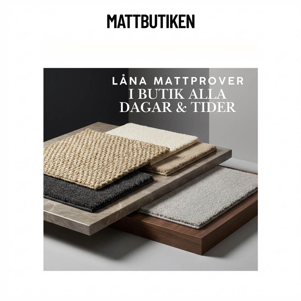 Beställ mattprover hem – Helt gratis