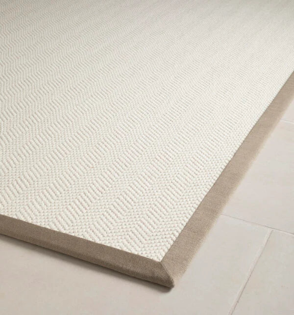 Jacaranda Natural Weave Herringbone Ullmatta