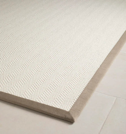 Jacaranda Natural Weave Herringbone Ullmatta