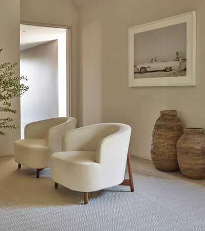 Jacaranda Natural Weave Herringbone Ullmatta