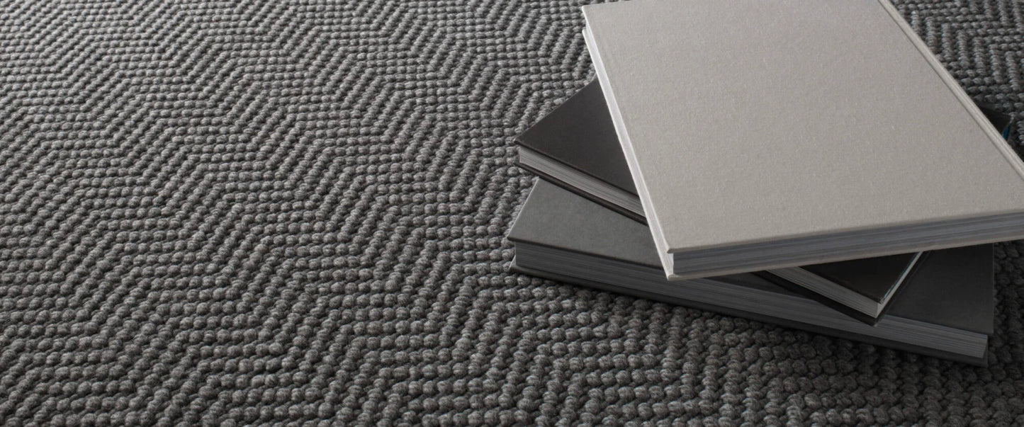 Jacaranda Natural Weave Herringbone Ullmatta