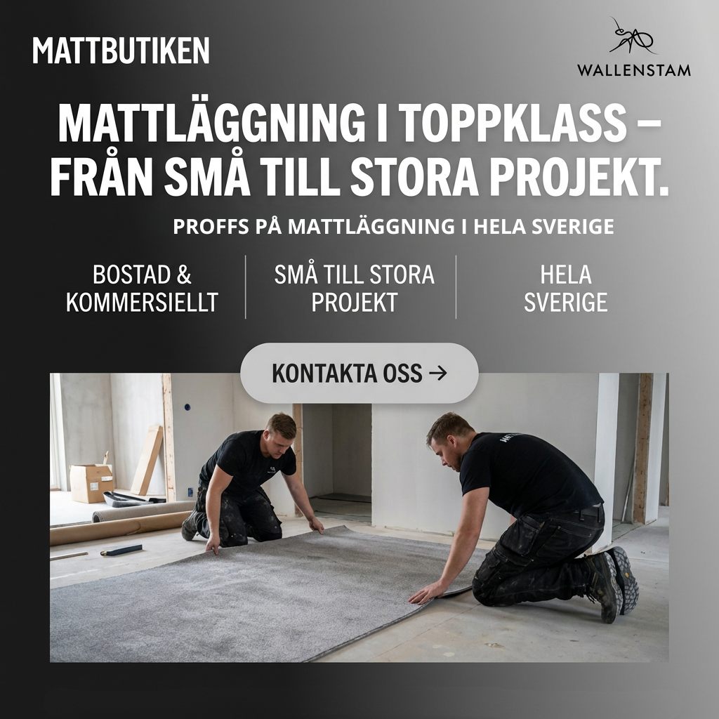 Mattläggning i Göteborg – Kompletta lösningar för hem & företag