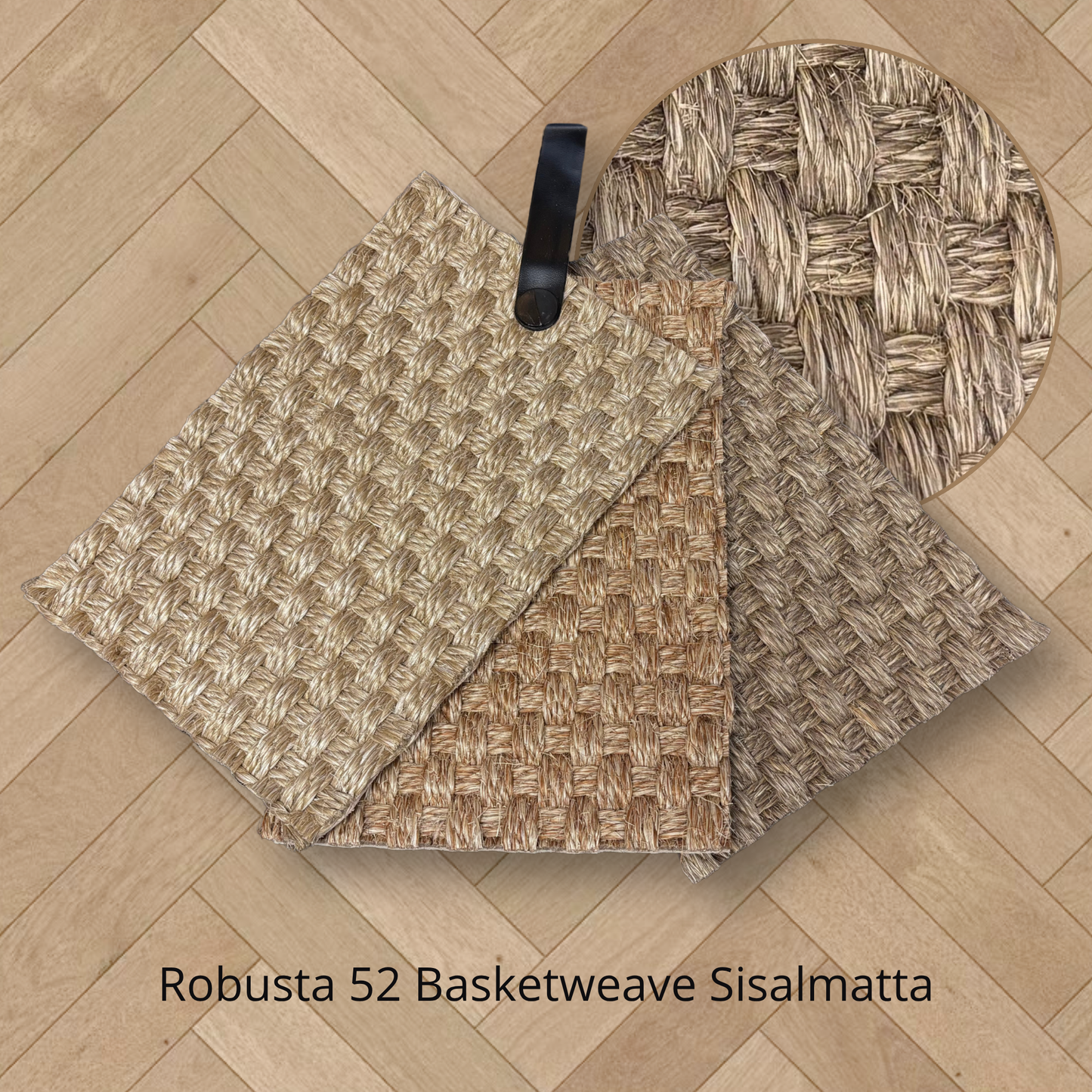 Robusta 52 Basketweave Sisalmatta